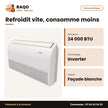 Split Allège 24.000 BTU Hisense – R-410 – Façade Blanche – Inverter Expert | AUV-24UR4SJA5