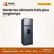 Réfrigérateur Nasco – 310L – 2 Portes – Silver | NASF2-310WD-FL