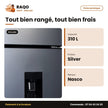 Réfrigérateur Nasco – 310L – 2 Portes – Silver | NASF2-310WD-FL