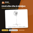 Ventilateur à Pied Midea – 16'' – 3 Vitesses – 3 Hélices | FS40-21M