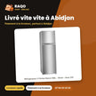 Réfrigérateur 2 Portes Nasco 168L – Silver – Avec Clé – Condenseur Externe | KNASF2-340S