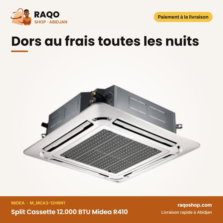 Split Cassette 12.000 BTU Midea R410 | M_MCA3-12HRN1