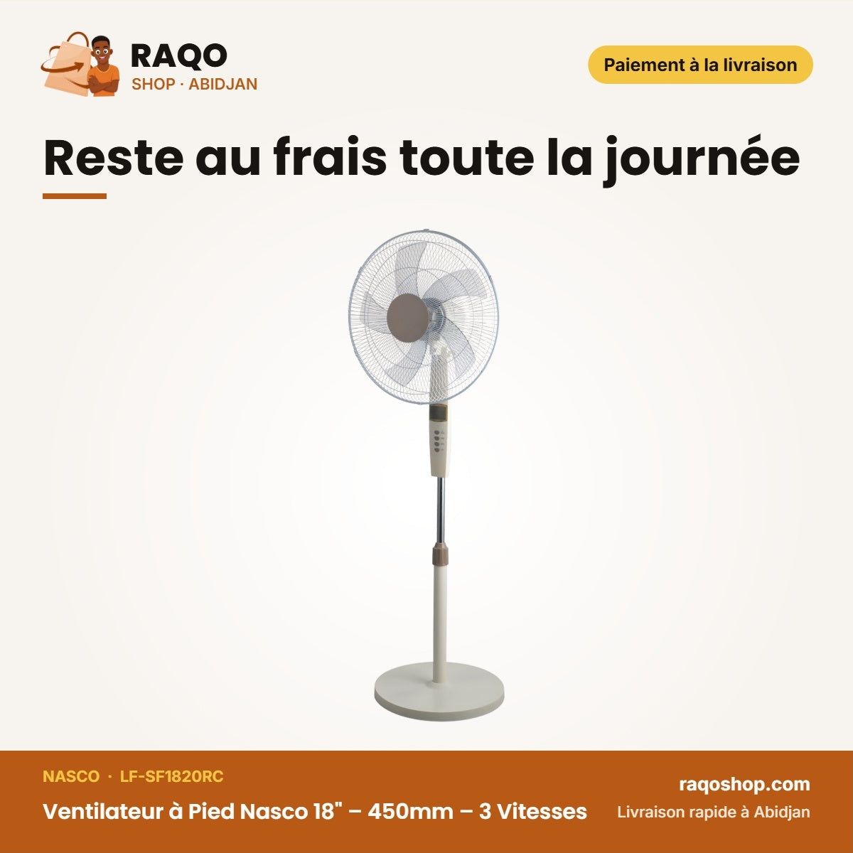 Ventilateur à Pied Nasco 18