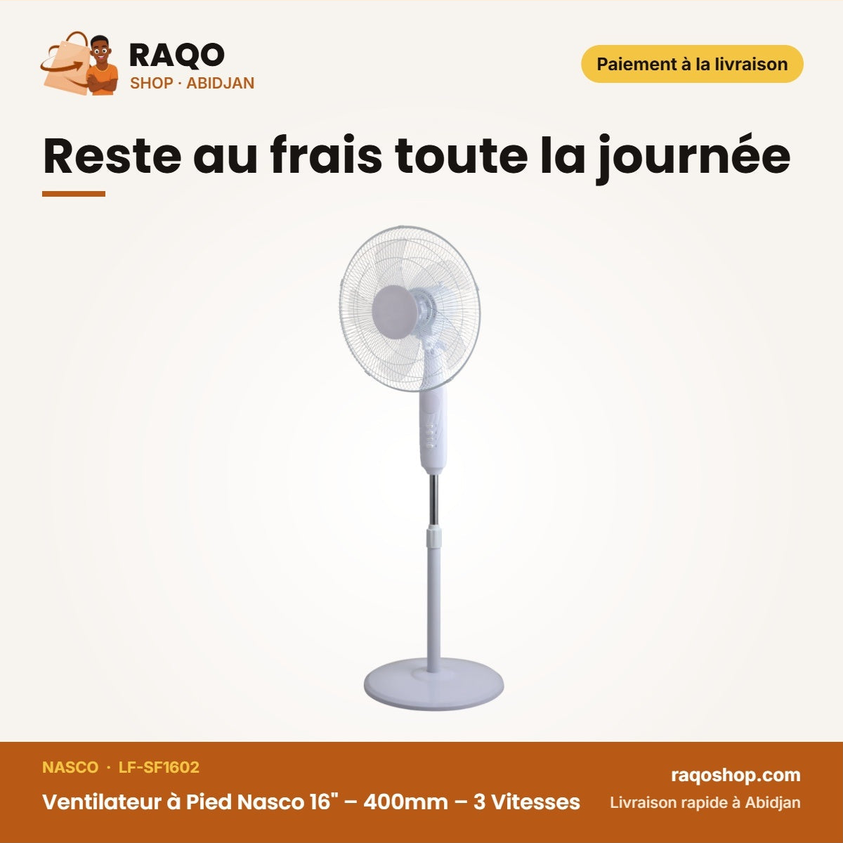 Ventilateur à Pied Nasco 16