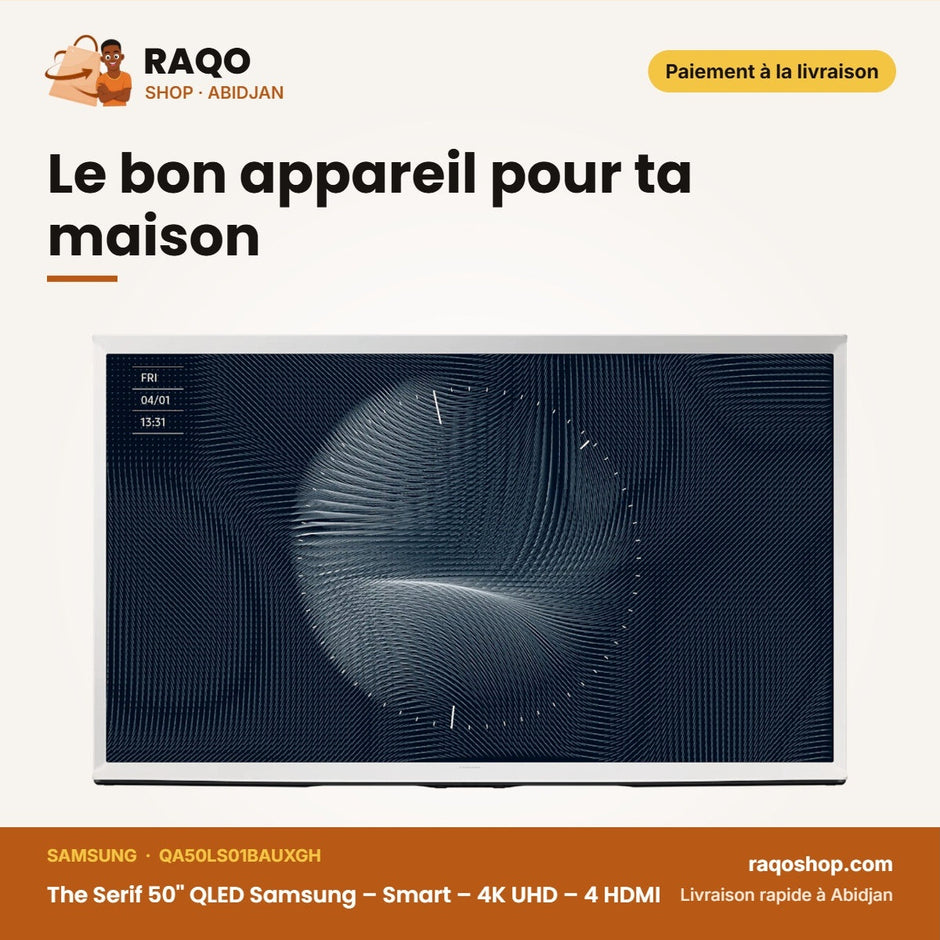 The Serif 50'' QLED Samsung – Smart – 4K UHD – 4 HDMI | QA50LS01BAUXGH