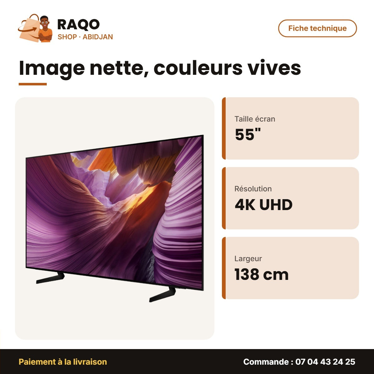 TV 55'' OLED Samsung – Neural Quantum Processor 4K – Smart TV – 138cm | QA55S85FAEXLY