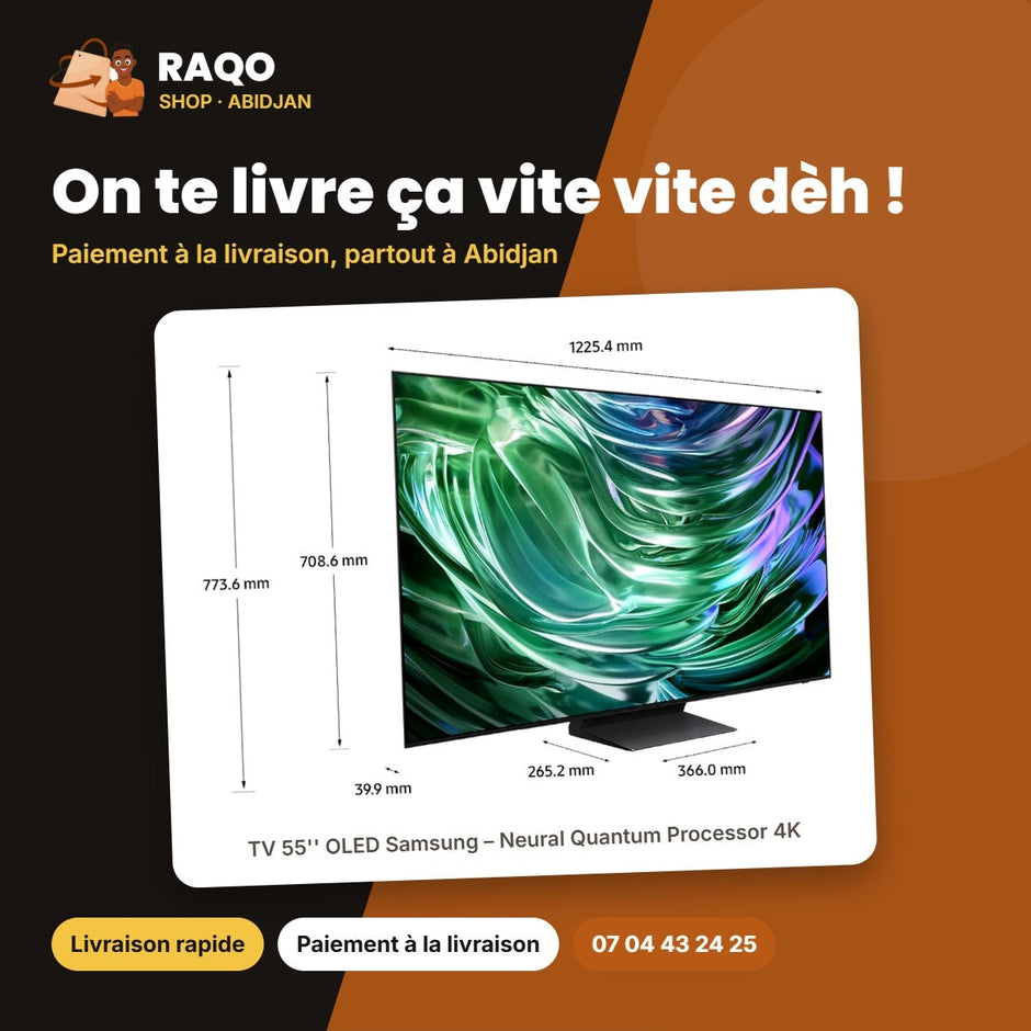 TV 55'' OLED Samsung – Neural Quantum Processor 4K – Smart TV – 138cm | QA55S90DAUXLY