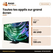 TV 55'' OLED Samsung – Neural Quantum Processor 4K – Smart TV – 138cm | QA55S90DAUXLY