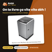 Machine à Laver 18kg Nasco Top Load Automatique Silver – Affichage Numerique | SNASTL-18KG-G