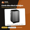 Machine à Laver Nasco – Automatique – 8kg – Top Load | NASTL-B80