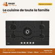 Plaque de Cuisson à Gaz Midea – 5 Feux – 90cm – Allumage Électrique | GAZ_90GQ095