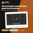 Plaque de Cuisson à Gaz Midea – 5 Feux – 90cm – Allumage Électrique | GAZ_90GQ095