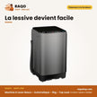 Machine à Laver Nasco – Automatique – 6kg – Top Load | NASTL-B60