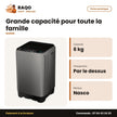 Machine à Laver Nasco – Automatique – 6kg – Top Load | NASTL-B60