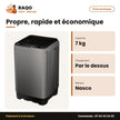 Machine à Laver Nasco – Automatique – 7kg – Top Load | NASTL-B70