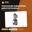 Mixeur Professionnel Nasco – 2 L – 8 In 1 – 1000W | NAS-BLMF975-TMT