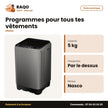 Machine à Laver Nasco – Automatique – 5kg – Top Load | NASTL-B50FL