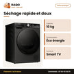Sèche Linge Hisense 10kg – Noir – A+++ – Connect Life | DH5S102BB