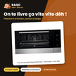 Four Encastrable Simple Electrolux – Électrique – Inox-Noir – 90cm | EOM5420AAX