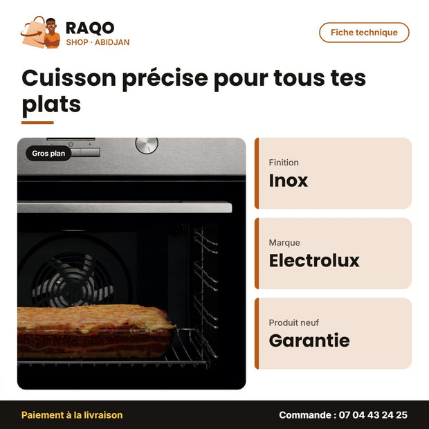 Four Encastrable Electrolux – Multifonction – Électrique – Stainless Steel | KOFGH40X