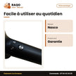 Sèche Cheveux Professionnel Nasco – 3 Réglages de Chaleur – Accessoires | NA-5332