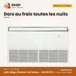 Split Allège (Plafond-Sol) Midea – 48.000 BTU – Façade Blanche | MUE-48HRN1