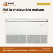 Split Allège (Plafond-Sol) Midea – 60.000 BTU – Façade Blanche | MUE-60HRN1