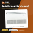 Split Allège (Plafond-Sol) Midea – 60.000 BTU – Façade Blanche | MUE-60HRN1