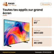 TV 65'' Mini LED Samsung – 4K UHD – HDR 10+ – Smart TV | UA65M70HAUXLY