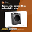 Machine à Laver Nasco – Front Load – Lavage 10kg – Séchage 7kg | NASFL-T10KG-V1WD
