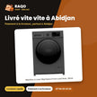 Machine à Laver 9kg Nasco Front Load Auto. Silver – Écran D'affichage – A+++ | SNASFL-9KG-SBD