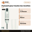 Mixeur Plongeant - Mixeur à Main Nasco – 2 Vitesses – 500ML Hachoir – Fouet | HB6079-CB4