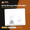 Mixeur Nasco 1.5L 400W – Bocal en Verre – Avec Broyeur – Plastic Body | BL2005CG-CB