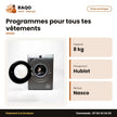 Machine à Laver 8kg Nasco – Front Load – Auto. – 1200TPM | NASFL-J8KG-S