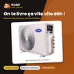 Split Cassette Carrier 24.000 BTU – Unité Extérieur 38QUS024D8SX – Inverter | 42QTD024D8S