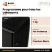 Machine à Laver 11kg Hisense – Top Load – Automatique – Premium Black | WT3K1123UB