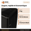 Machine à Laver 9kg Hisense – Top Load – Automatique – Premium Black | WT3K9022UB