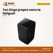 Machine à Laver 9kg Hisense – Top Load – Automatique – Premium Black | WT3K9022UB