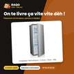 Congélateur Vertical Nasco – 5 Tiroirs – Silver – 163L | HNASD1-21