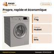 Machine à Laver 7kg Beko Front Load – 1000RPM – Gris | BEKO_WTV7513BS