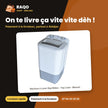 Machine à Laver 6kg Midea – Top Load – Manuel – Single Tub | MTT60-WP2403