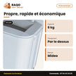 Machine à Laver 6kg Midea – Top Load – Manuel – Single Tub | MTT60-WP2403