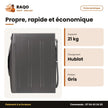 Machine à Laver Midea – 21kg – Front Load – Gris Sombre | MF600W210B/S