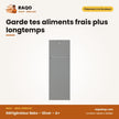 Réfrigérateur Beko – Silver – A+ | BEKO_RDNE43X