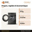 Machine à Laver Midea Front Load – LAVAGE10KG-SÉCHAGE7KG – Inverter – Titanium | MF200D100WB/T