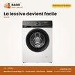 Machine à Laver 6kg TCL – Front Load – Gris Fonce – 1850W | P606FL