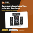Home Cinema 3.1CH Nasco – 45W Caisson de BASSE+15WX3HAUT-PARL. – Telec | NAS-HT3.1-N940