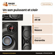 Home Cinema 3.1CH Nasco – 45W Caisson de BASSE+15WX3HAUT-PARL. – Telec | NAS-HT3.1-N940