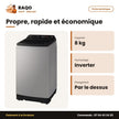 Machine à Laver 8kg Samsung – Digital Inverter – Top Load – Blanc | WA80CG4240BWNQ
