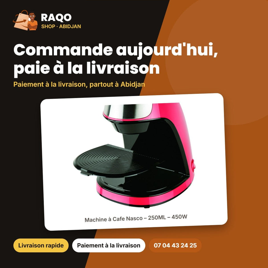Machine à Cafe Nasco – 250ML – 450W | CAFE_CM1430-CB